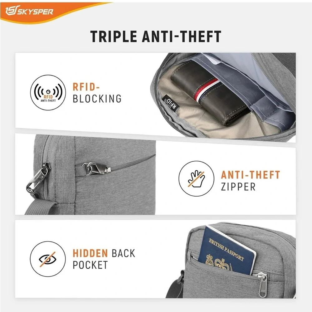 Skysper Anti Theft Cossbody Bag - Picture 2 of 7